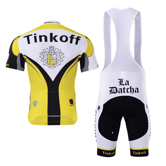 Maglia Tinkoff Manica Corta 2017 giallo